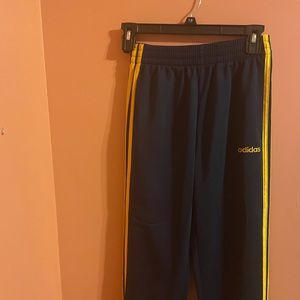 Adidas Track Pants Navy blue / Yellow